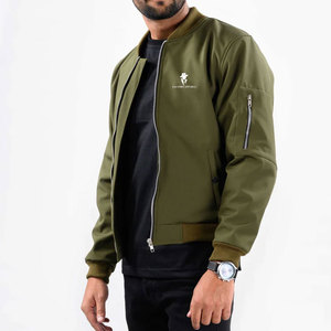Modern Casual Bomber Winter <b>Jacket</b> For <b>Men</b> Lightweight Comfortable Daily Wear With Soft Lining And Smooth Zipper Design - Product Image 1