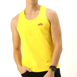 Débardeur tricoté respirant haut de gamme, coupe ajustée, pour homme, 100 % coton, idéal pour la gym et l'entraînement – Vente Flash - Product Image 1