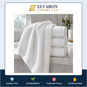 Serviette de bain en coton de luxe, très absorbante, douce et durable, pour hôtels, centres de villégiature et usage domestique quotidien - Product Image 6