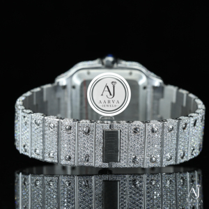 นาฬิกาข้อมือ AARVA JEWELS รุ่นหรูหรา ทรงสี่เหลี่ยม ผลิตจากสแตนเลสสตีล ขนาด 25 มม. ประดับเพชร ระบบอนาล็อก กลไกจักรกล ทันสมัย เหมาะสำหรับทั้งชายและหญิง แฟชั่น กันน้ำ 3ATM - Product Image 4