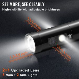Telecamera endoscopica industriale con schermo da 4,5 pollici, tripla lente 1080P, 10 luci LED, impermeabile IP67 - Product Image 1