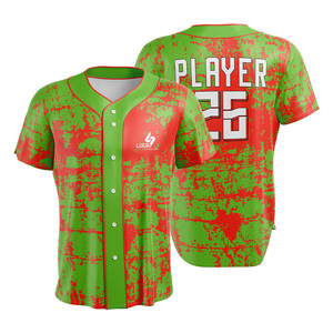 เสื้อเบสบอลแบบติดกระดุมสำหรับผู้หญิง OEM แบบกำหนดเอง พิมพ์ลายแบบ Sublimation เสื้อทีมซอฟต์บอล ขายส่งชุดกีฬา - Product Image 4