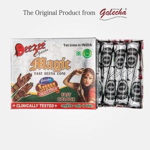 Cono de Henna Mehndi para Arte Corporal Nupcial, Tatuaje Temporal, Diseño Corporal, Pasta Suave, Fácil de Aplicar, Punta Fina, Cono Decorativo - Product Image 4