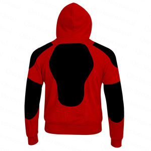 Sweat à capuche pour moto doublé en Kevlar pour homme avec protections CE, sweats à capuche de protection renforcés en Kevlar pour motards - Product Image 5