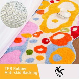 Tappeti Colorati a Tema Cartone Animato per Camere dei Bambini, Super Morbidi, Antiscivolo, con Motivi Floreali, Design Carino e Bello - Product Image 2