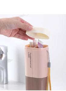 Portable Waterproof Travel <b>Toothbrush</b> Holder <b>Case</b> Wash Cup Plastic Storage Organizer for Business Trip School HOTEL HOME - Product Image 2