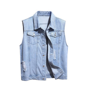 Chaleco Vaquero Informal de Primera Calidad, Transpirable, Atuendo de Moda para Invierno, en Venta en Línea - Product Image 1