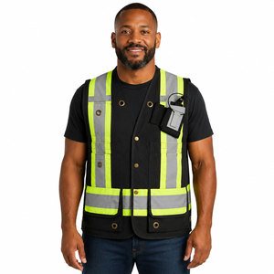 Chaleco de Seguridad Reflectante para Construcción, Chaleco de Seguridad de Alta Visibilidad, Chalecos Reflectantes de Trabajo - Product Image 1