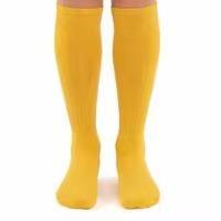 Chaussettes de compression WARPRO INDUSTRY avec matériau Spandex, respirantes, pour le yoga, hiver, vert néon, noir uni, talon et bout rembourrés - Product Image 3