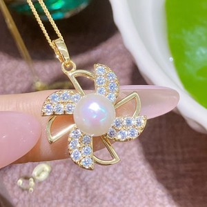 Collier de perles d'eau douce luxueux pour femmes, simple et élégant, avec chaîne de clavicule de niche, nouveau et stylé - Product Image 2