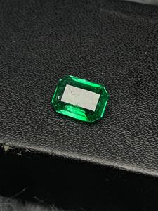 Esmeralda Natural Premium de Zambia, Forma Octogonal Ovalada, Gema Verde Intensa Genuina para Joyería - Product Image 4