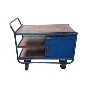 Artesanías de Metal de madera maciza Industrial de la vieja escuela para la decoración del hogar Gabinetes de sala de estar de madera maciza Armarios para baño Bodega de vino - Product Image 1