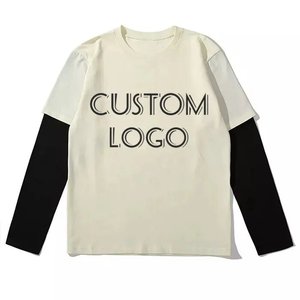 เสื้อยืดคอกลมแขนยาวทรงปกติสำหรับผู้ชาย พิมพ์ลายโลโก้ตามสั่ง ผ้าฝ้าย 100% ป้องกันรอยยับ สวมใส่สบาย - Product Image 6