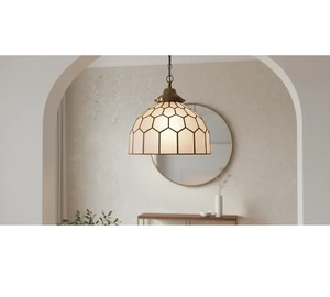 Handmade Brass Moroccan Style Hanging <b>Lantern</b> <b>Candle</b> Holder Outdoor Garden Home Decoration - Product Image 3