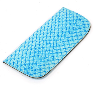 กระเป๋าใส่แว่นตาสีเทาอ่อนลายเรียบ ทรงสี่เหลี่ยมผืนผ้า นุ่ม - Product Image 3