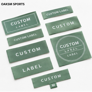 Etiquetas de tela personalizadas de alta densidad para ropa, con pliegue central y pliegue final, etiquetas principales de tela, etiquetas de instrucciones de lavado para camisetas y ropa deportiva - Product Image 3