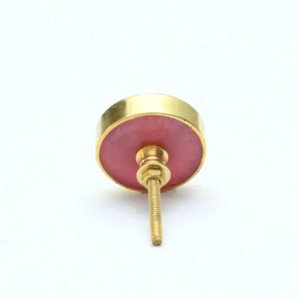 Wholesale Brass Cabinet <b>Knobs</b> Butterfly <b>Drawer</b> Door Pulls Decorative Furniture Handles <b>Pink</b> and Golden <b>Knobs</b> - Product Image 4