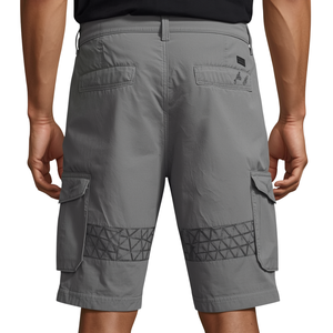 Pantalones Cortos Cargo para Hombre, Estilo Refinado, con Diseño Geométrico y Estilo Casual Premium - Product Image 2