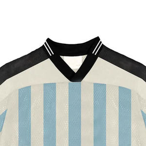 Camiseta deportiva americana de malla para fútbol americano y fútbol para hombre, con nombre de equipo personalizado, serigrafía, corte holgado, para adultos, para entrenamiento. - Product Image 4