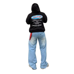 High Street Fashion Apparel Supplier Casual Outfit 100% Cotton Made Hoodies Oversized Screen Print Logo <b>Pullovers</b> <b>Men</b> Sweatsuit - Product Image 4