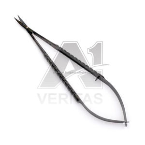 Tijeras Microquirúrgicas A-1 VERITAS de 10 cm, Acero Inoxidable, Instrumento Quirúrgico Oftálmico, Reutilizables, Autoclavables, CE ISO 13485, Hospital, ORL - Product Image 5