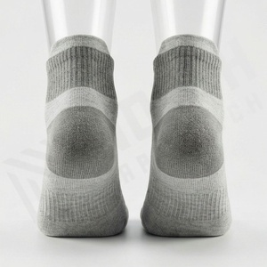 Five <b>Toe</b> Ankle <b>Socks</b> Gray Geometric Pattern Breathable <b>Running</b> Sport <b>Socks</b> <b>for</b> Adults Summer Knitted Spandex Polyester - Product Image 2