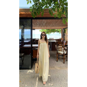 Vestido Casual de Verano para Mujer, Ecológico, 100% Algodón, Transpirable y de Secado Rápido, Corte Holgado, Sin Mangas - Product Image 3