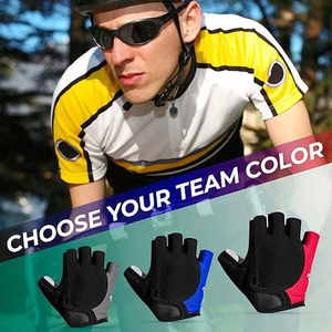 Men's High Quality Cycling Gloves Anti-Slip Breathable <b>Foam</b> <b>Padded</b> Mountain Bike Gloves Shock Absorption for Outdoor Gym Sports - Product Image 5