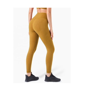 Leggings de Yoga con Efecto Levanta Glúteos para Mujer, de Secado Rápido, Cintura Elástica de Alta Calidad, Transpirables, Moldeadores, con Logotipo Personalizado - Product Image 2