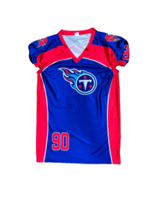 Wholesale Rate Breathable Short Sleeve Training & Match Wear Durable Fabric American Football Jersey for Sale - Product Image 3