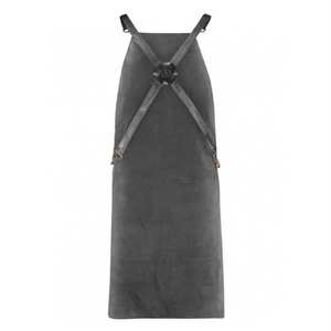 Delantal de Soldadura de Cuero de Estilo Artesanal Clásico con Correas Ajustables, Diseño con Múltiples Bolsillos para Herramientas - Product Image 2