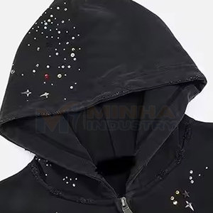 Sweats à capuche en strass, vêtements de mode à prix bas, sweats à capuche en strass pour usage extérieur, sweats à capuche en strass pour hommes - Product Image 5