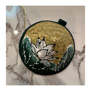 Mini sac fourre-tout en feuilles de palmier tissées naturelles, sac panier artisanal, sac de shopping écologique, sac cadeau, fabricant OEM ODM sur mesure - Product Image 3