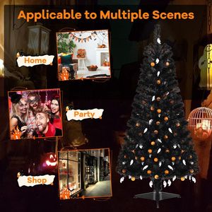 4.5 Feet Halloween Artificial <b>Tree</b> with 6 <b>Lighting</b> Modes and 5 Musics for Festive Decorations - Product Image 5