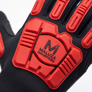 Wholesale Custom Anti-Impact Mechanics Work <b>Gloves</b> Breathable Mesh Back Reinforced Cuff General Purpose Anti-Slip Touchscreen - Product Image 6