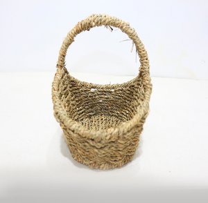 Cesta de Almacenamiento de Flores y Picnic Artex Dong Thap, Diseño Nuevo y Ecológico, Hecha de Pasto Marino Natural con Asa Rústica, Superventas - Product Image 5