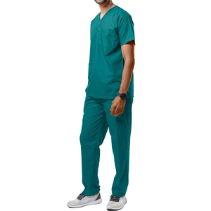 High Quality Classic Medical <b>Scrubs</b> Cotton Polyester Spandex Wholesale <b>Scrubs</b> Suit <b>Sets</b> for Mens Hospital Uniforms - Product Image 3