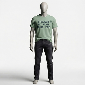 T-shirt vert pour homme Micah Corporation, manches courtes, col rond, imprimé lettres, coupe classique, 100% coton jersey - Product Image 2