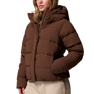 High Quality Designer Brands Casual Winter Puffer Jacket for Women Breathable Waterproof Reversible Cotton Filled Zipper - Product Image 4