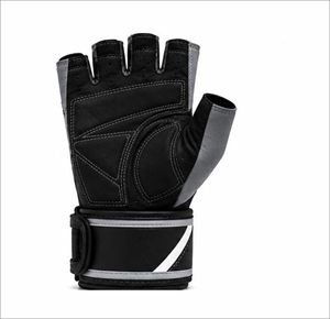 Custom Leather Baseball Batting Gloves Lightweight Breathable <b>Half</b> finger Training Gloves Hook and Loop Anti <b>Slip</b> for Adults - Product Image 5