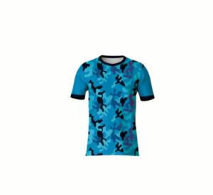 T-shirt en polyester à sublimation, imprimé sur toute la surface, confortable, respirant, vêtements d'été - Product Image 5