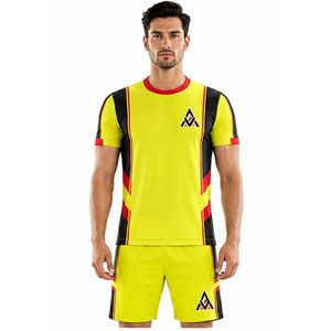 Service OEM – Nouveau design de maillot de football court 100 % polyester sublimé, séchage rapide, antibactérien, respirant, haute performance – Vente chaude - Product Image 1
