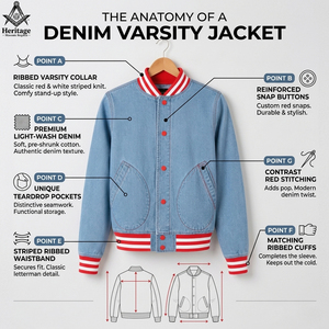 Heritage Masonic Regalia Ladies Stylish Denim Jeans <b>Jacket</b> | Sorority Embroidered <b>Women</b> Customized Delta Sigma Denim <b>Jacket</b> - Product Image 5