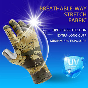 Guantes de Pesca sin Dedos Unisex de Alta Calidad, Cómodos, con Diseño Protector Solar para Exteriores, Gran Venta - Product Image 2