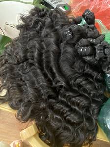 Produit chaud 100% paquets de cheveux cambodgiens naturels vierges cheveux humains de vague de corps de vague profonde lâche - Product Image 3