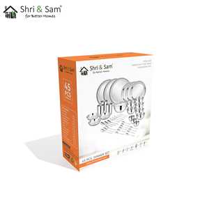 Ensemble de table en acier inoxydable 45 pièces pour 3 personnes Collection Shagun - Product Image 2