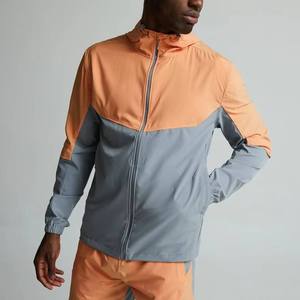 เสื้อแจ็คเก็ตฟลีซกันลมกันน้ำสำหรับผู้ชายแบบสั่งทำ OEM ไซส์ใหญ่ ระบายอากาศได้ดี เหมาะสำหรับวิ่งและสตรีทแวร์ ปี 2026 - Product Image 1