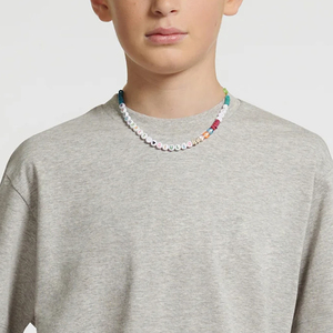 Camiseta de Estilo Urbano en Colores Vibrantes, Material Resistente a la Decoloración / Fácil Mantenimiento, para Niños, Ropa Casual, Colección de Moda Juvenil - Product Image 2