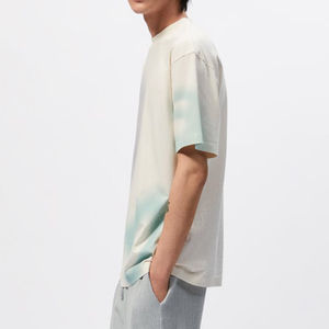 T-shirt tie-dye 100 % coton pour homme, coupe ample, imprimé, qualité supérieure, 95 % coton, 5 % élasthanne. - Product Image 3