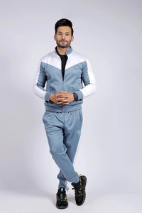 Conjunto Deportivo Personalizado para Hombre, Chaqueta y Pantalón de Chándal de Poliéster/Algodón 2 en 1 para Invierno, Ropa Deportiva al por Mayor OEM, Traje para Correr, Ropa Deportiva para Gimnasio, con Logotipo Personalizado - Product Image 3